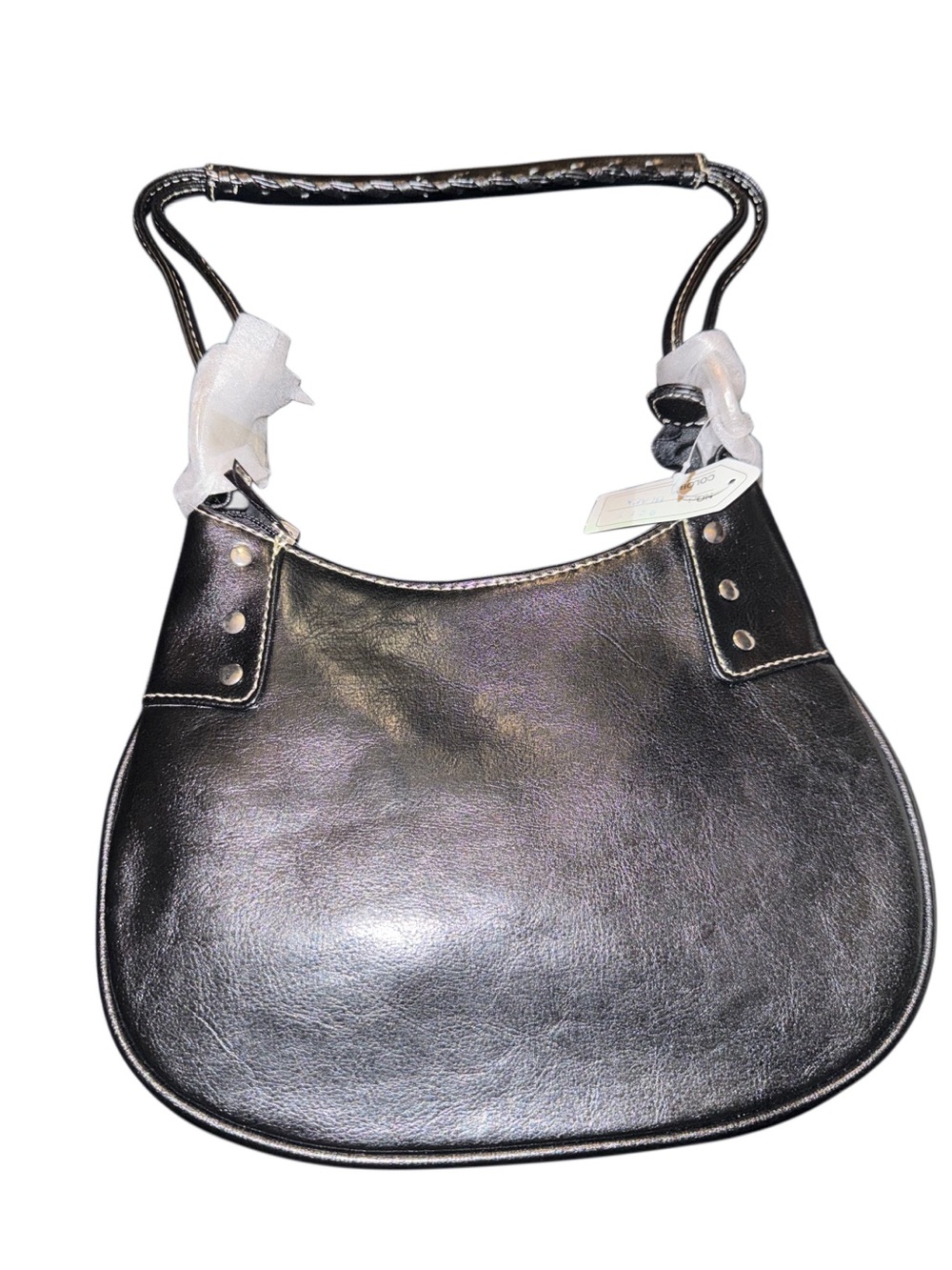Elegant Black Leather Shoulder Bag for Women